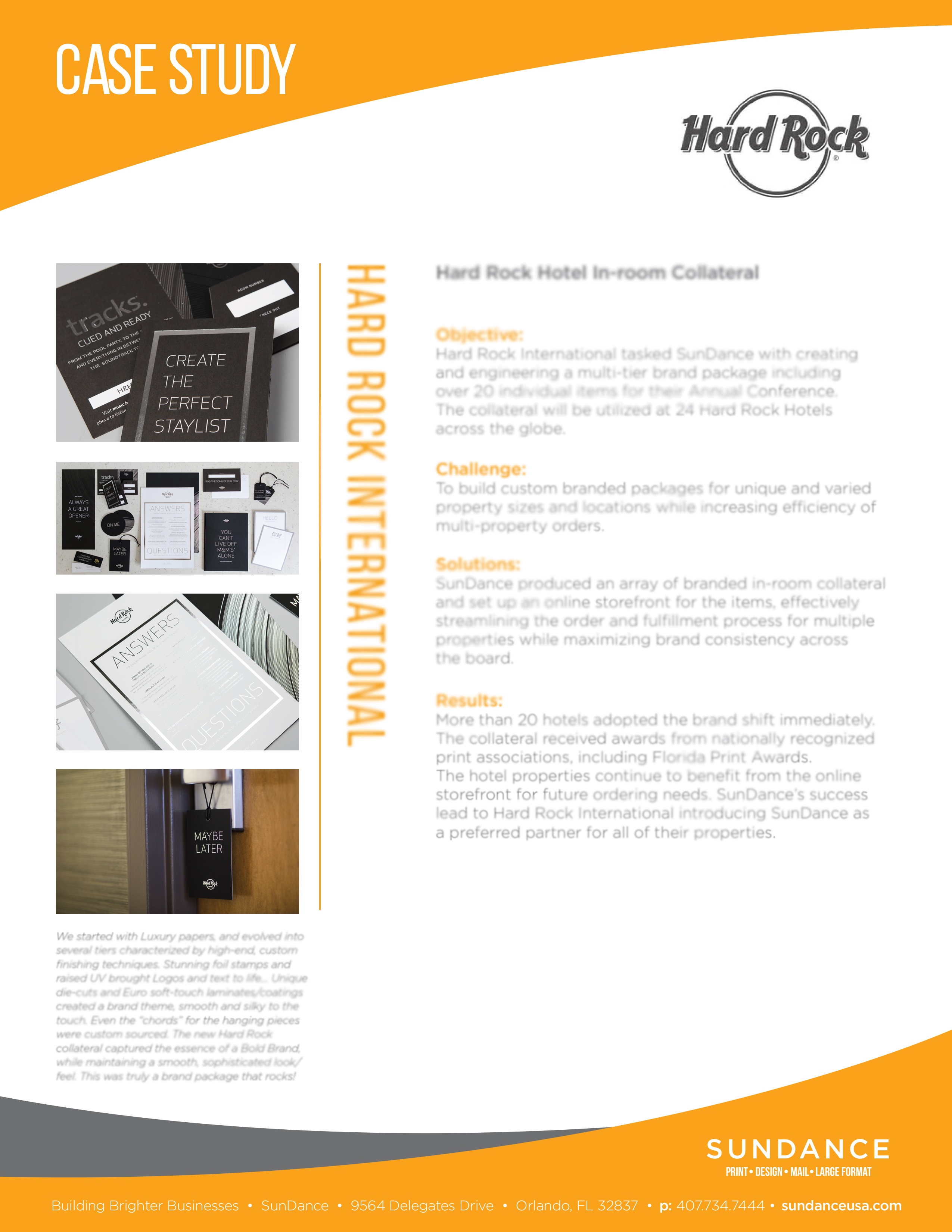 Case Study-In-Room Collateral