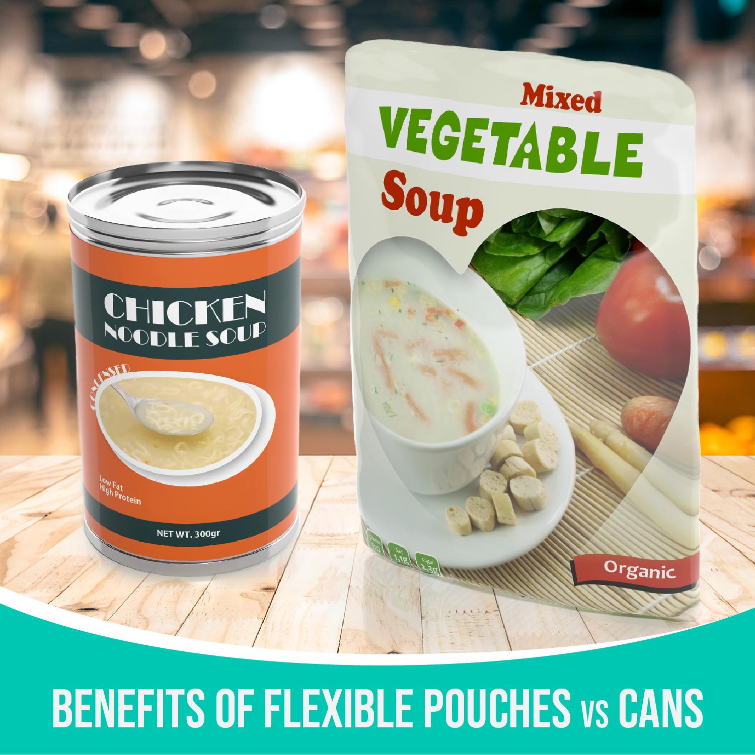 How Do Flexible Pouches Compare to Cans? The Advantages are Numerous!