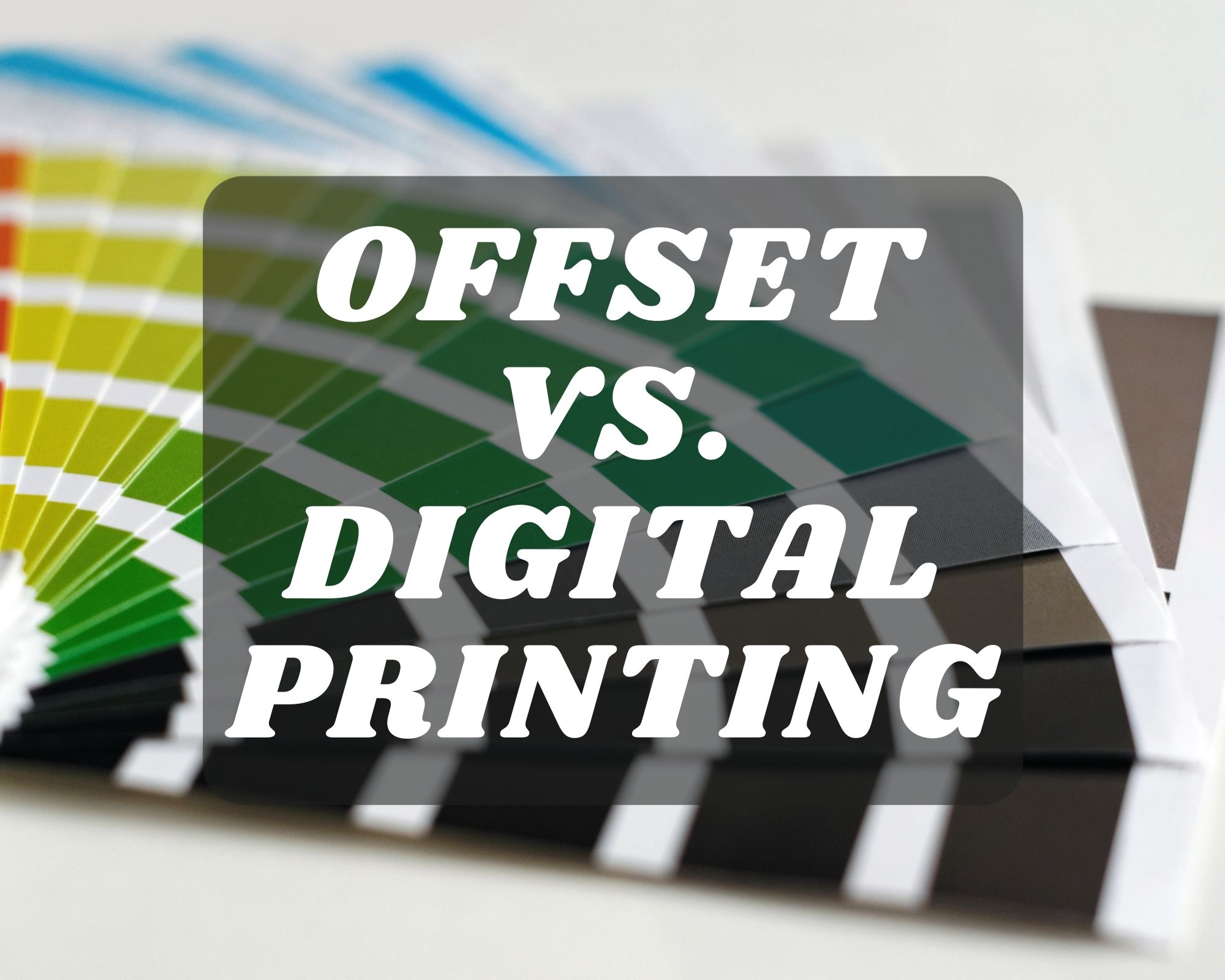 Which is Cheaper Offset or Digital Printing?