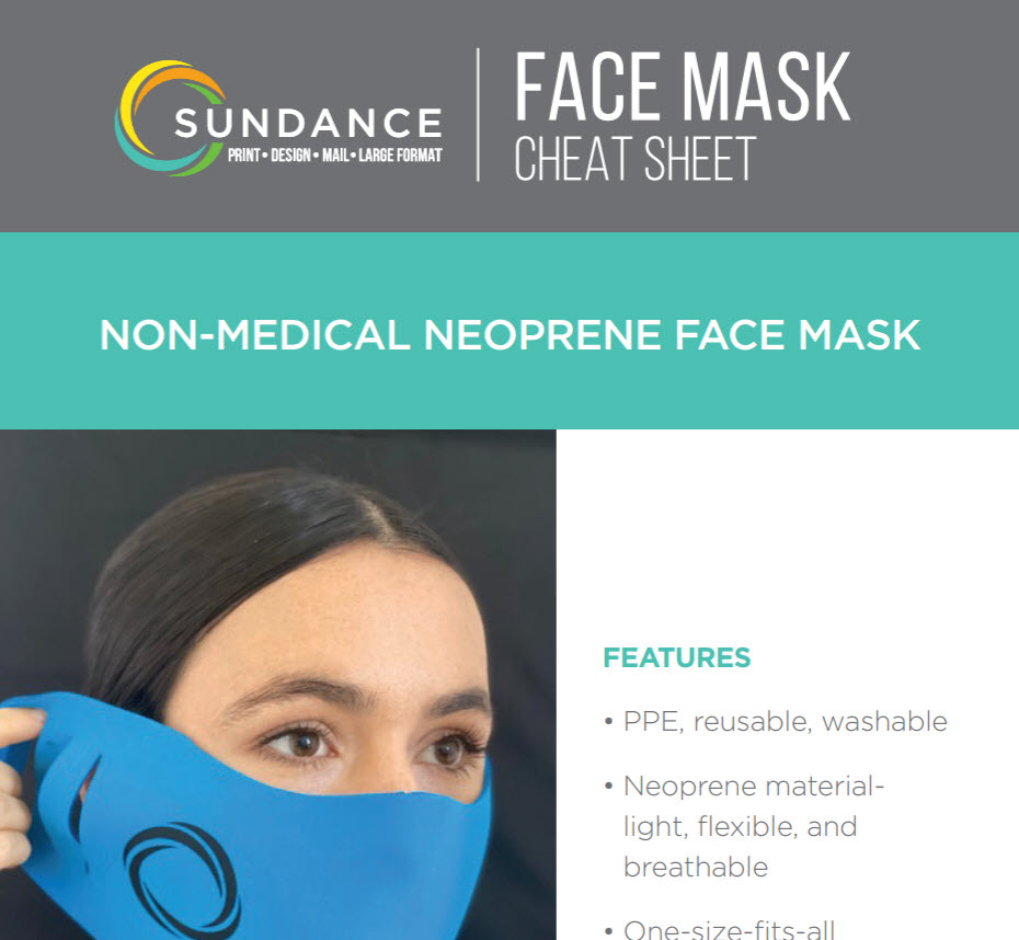 Custom PPE Facemask Cheat Sheet